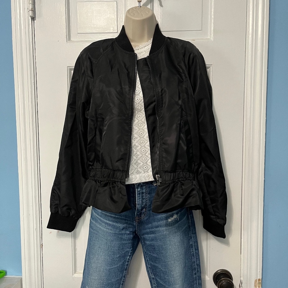 Frame Nylon Bomber Jacket